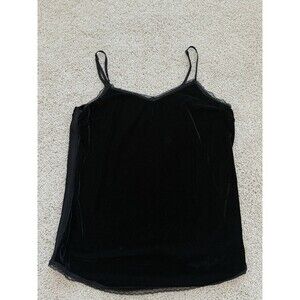 WhoWhatWear Women’s LG Velvet Lace Trim Fairy‎ Grunge Top Whimsigoth Romantic